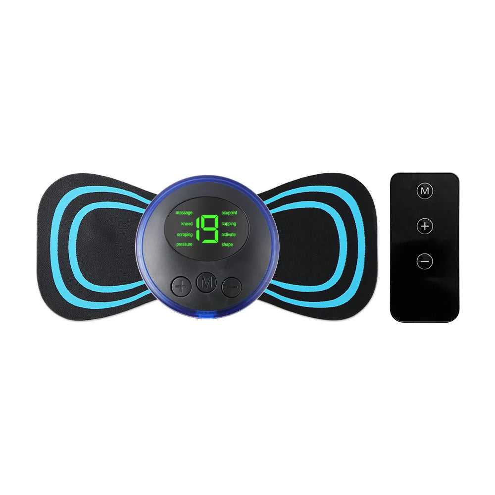 Mini Portable EMS Neck Massager – Cervical Pain Relief & Shoulder Relaxation