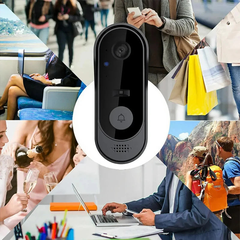 Tuya Doorbell With Camera Wireless Video Doorbell WIFI HD Outdoor Phone Door Bell Camera Security Video Intercom Smart Home