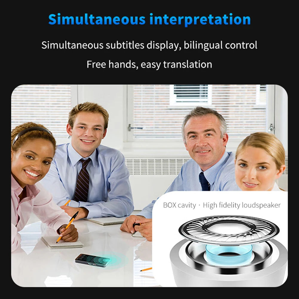 Portable Language Translator Device 138 Real-time Languages Instant Voice Translator with Online Offline Translation