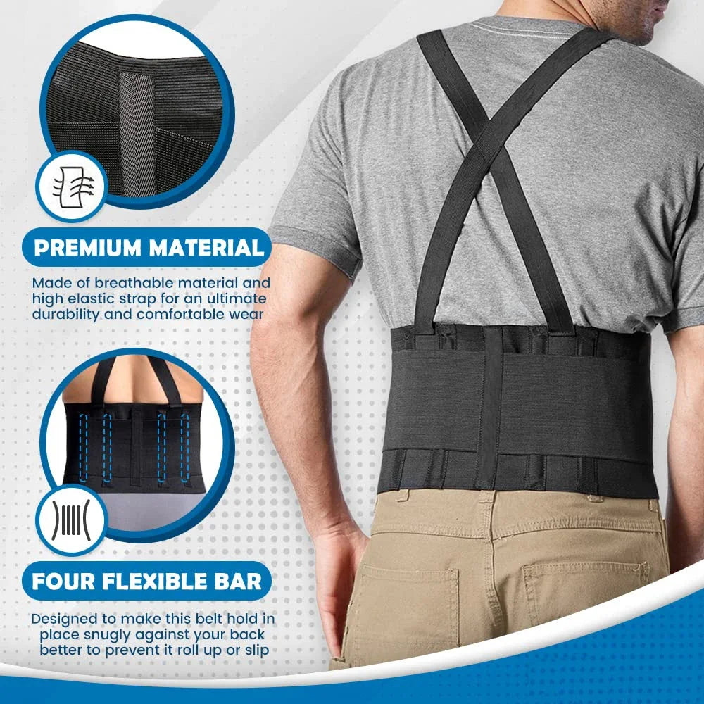 Heavy Duty Back & Waist Support Belt