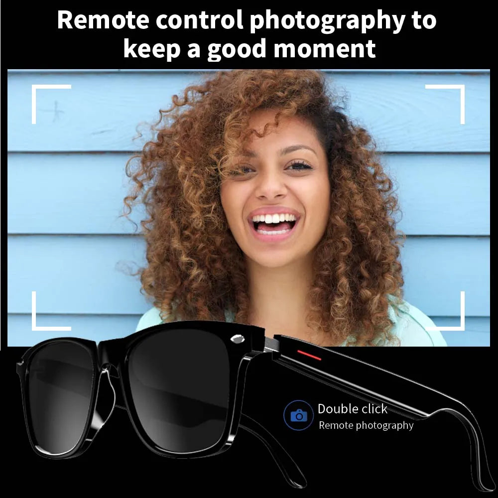 SENBONO Orignal E13 Smart Glasses With Sunglasses Open Ear Headsets Waterproof Hands-Free Calling Sunglasses For Men Womem