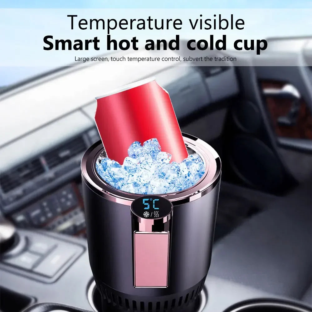 Car Heating Cooling Cup 12V with Digital Temperature Display