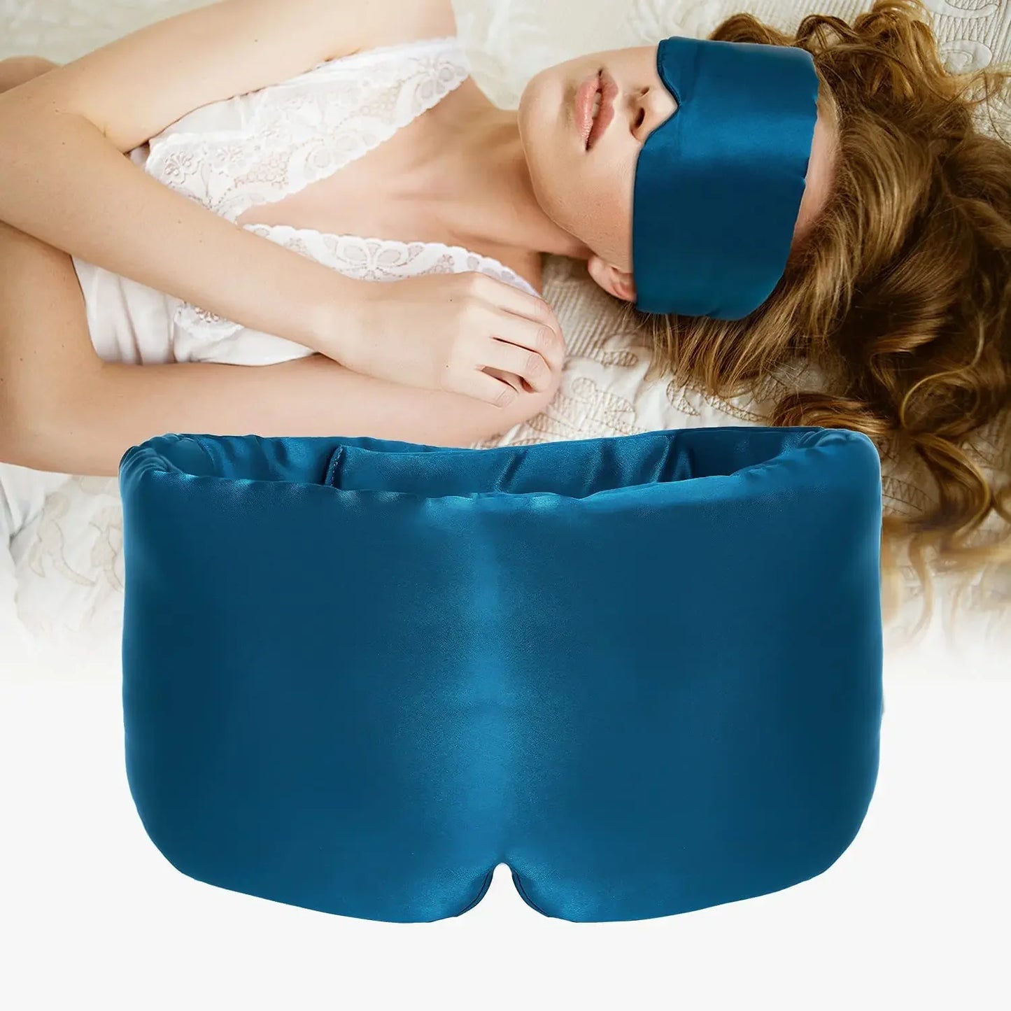 Mulberry Silk Sleeping Mask – Soft Eyepatch for Light Blocking