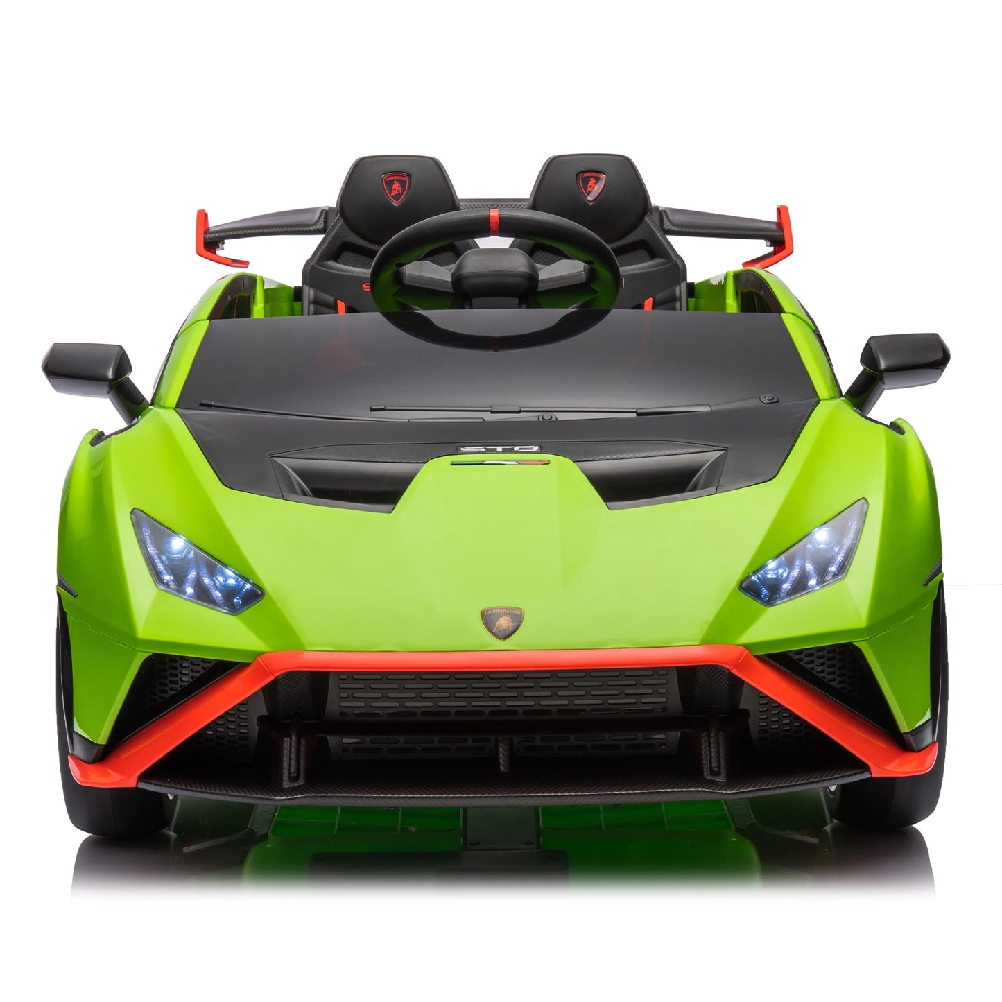 24V Kids Electric Ride-On Drift Car: Speeds 1.86-5.59 MPH, Ages 3-8, Foam Front Wheels, 360° Spin, LED Lights, Dynamic Music