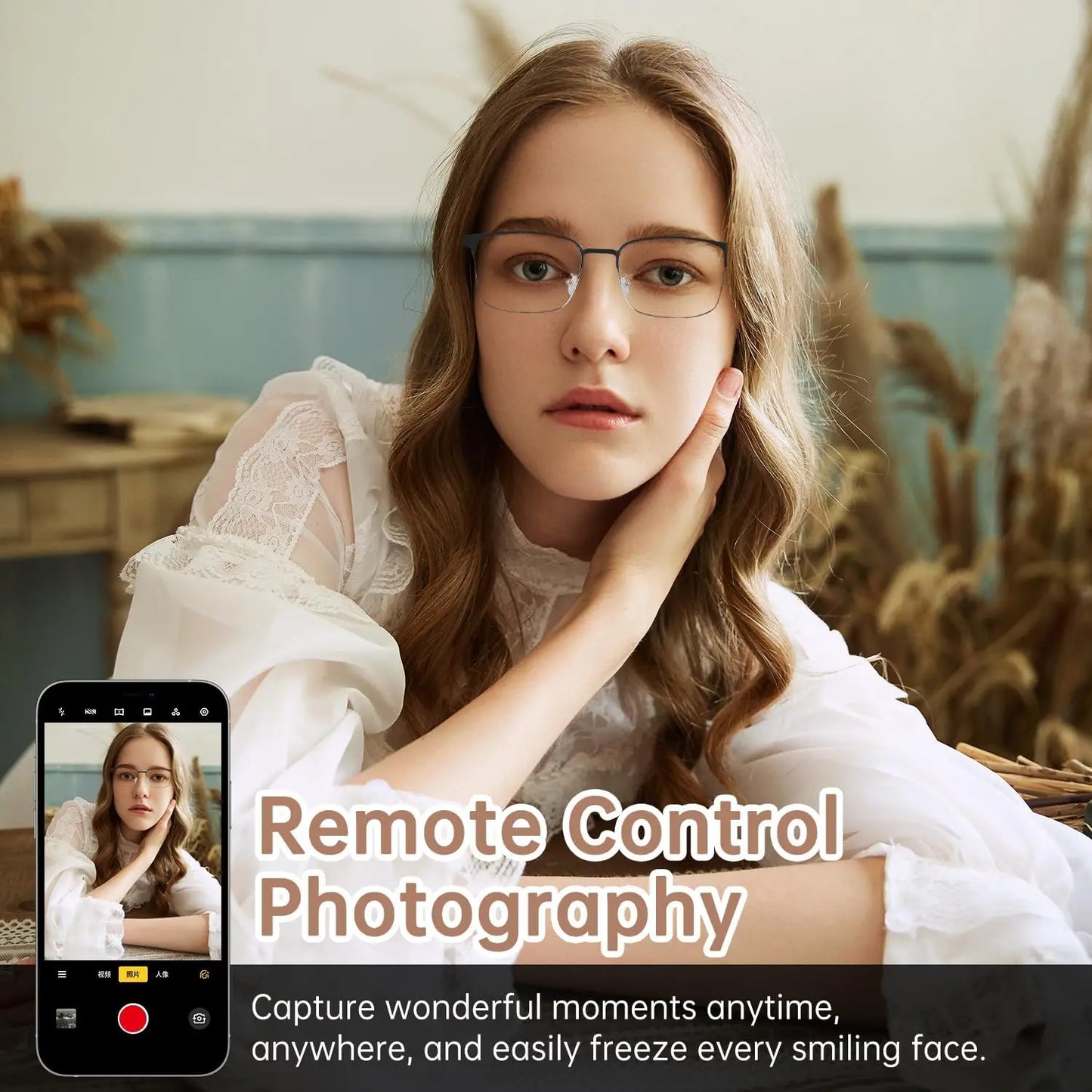 New smart glasses with auto-sensitive lenses, built-in microphone and speaker for sports, driving, fishing and everyday wear.