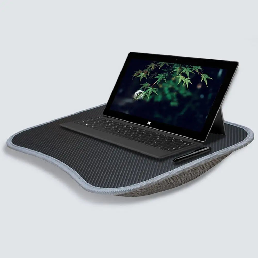 Computer Lab Desk Pillow for Laptop with Cushion Lap Desk with Pillow Cushion Writing Padded Tray with Handle for Office Work
