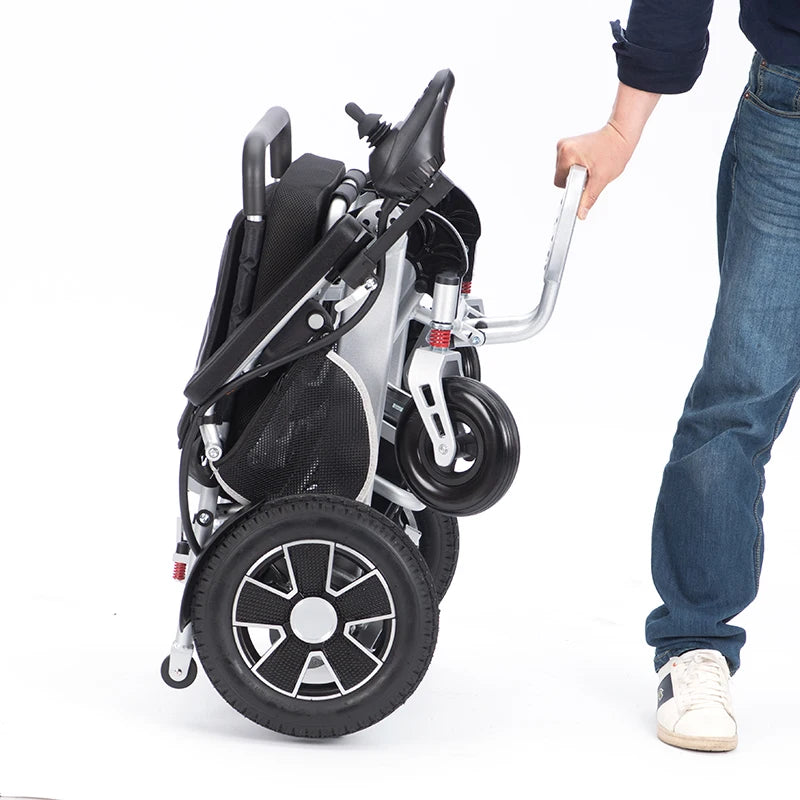 Electric Assisted Four Wheeler Foldable Suitable for Seniors Speed up to 3.7 mph Ships from US warehouse Electric Four Wheeler