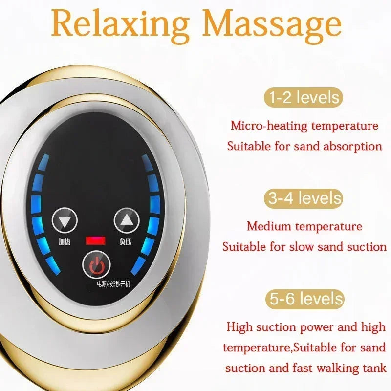 Electric Scrapin, Cupping, Suction, Heating, Fat Burner, Anti-cellulite Massager