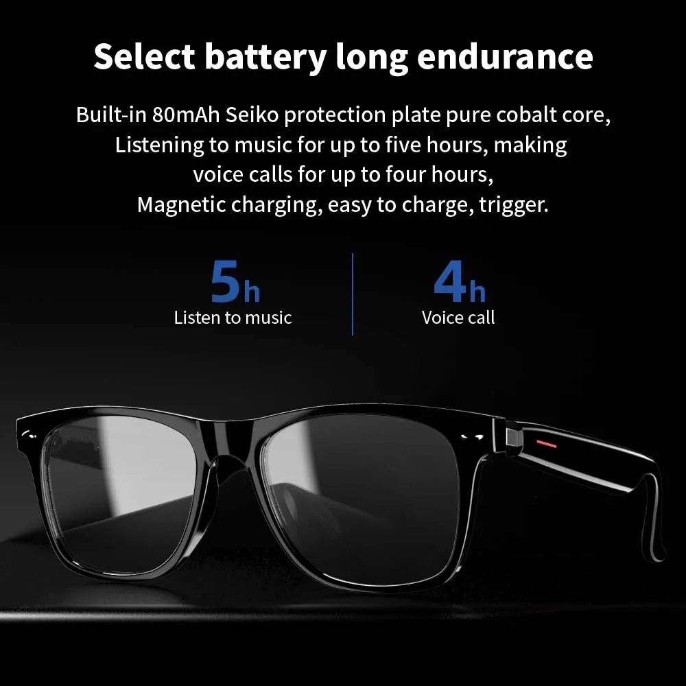 SENBONO Orignal E13 Smart Glasses With Sunglasses Open Ear Headsets Waterproof Hands-Free Calling Sunglasses For Men Womem