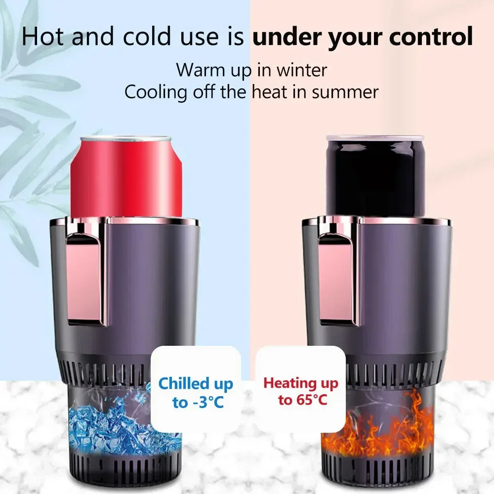 Car Heating Cooling Cup 12V with Digital Temperature Display