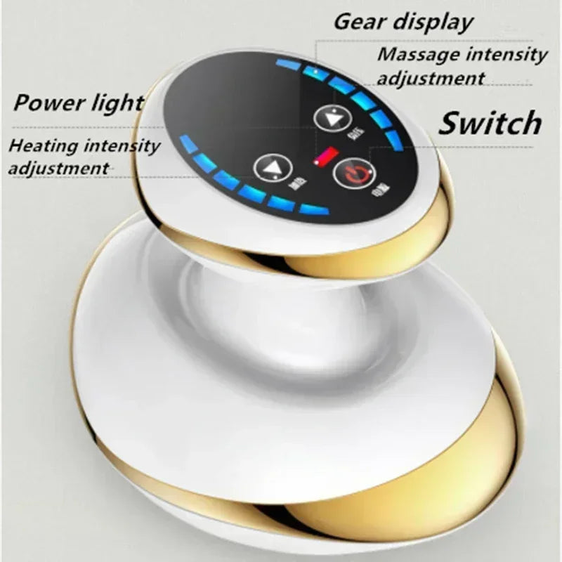 Electric Scrapin, Cupping, Suction, Heating, Fat Burner, Anti-cellulite Massager