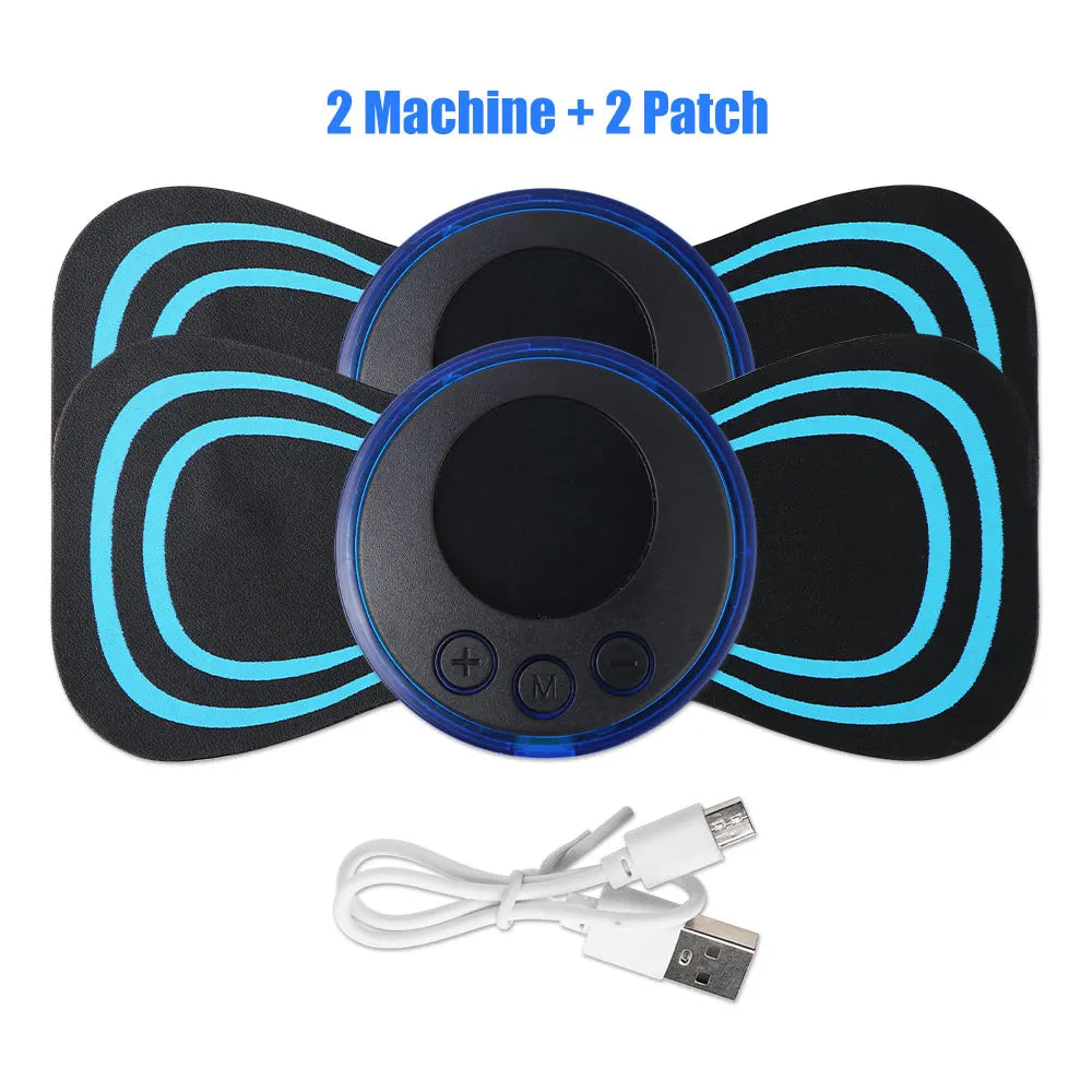 Mini Portable EMS Neck Massager – Cervical Pain Relief & Shoulder Relaxation