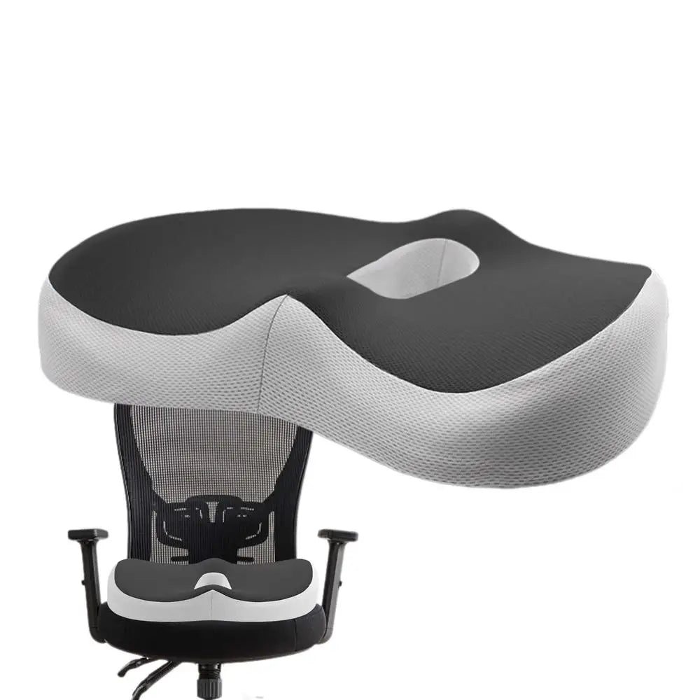 Seat Cushion Non-slip Desk Soft Pad Ergonomic Seat Cushion Chair Pillow Waist Support Seat Cushion for Long Sitting Workers Car