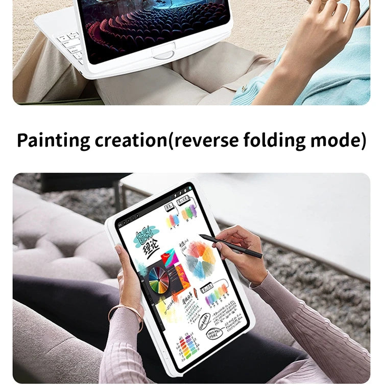 iFacemall Magic Keyboard for IPad Pro 11 12 9 12.9 Air 4 Air 5 for IPad 10th Generation Pro 12 9 6th 5th 4th 3rd Gen Cover Case