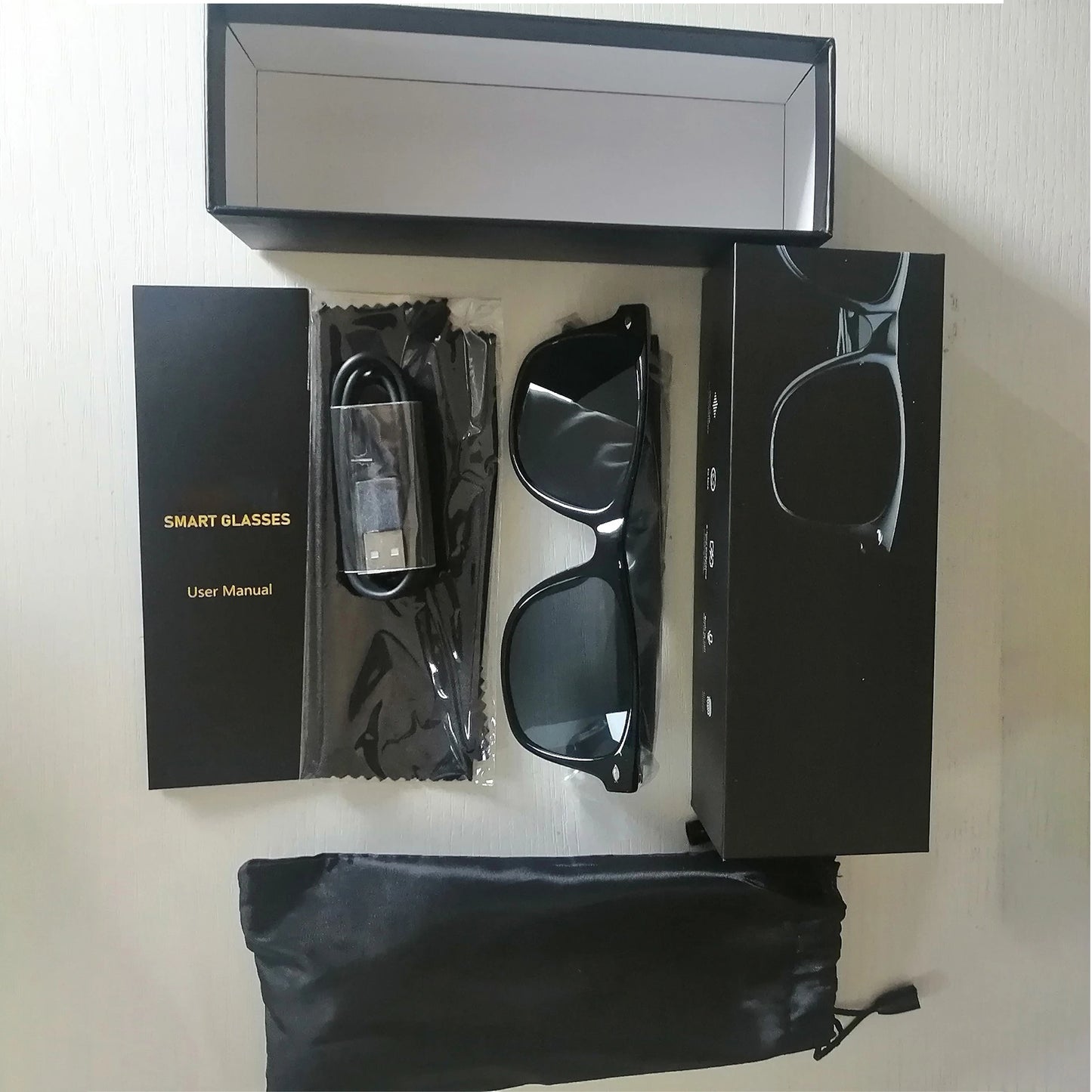 SENBONO Orignal E13 Smart Glasses With Sunglasses Open Ear Headsets Waterproof Hands-Free Calling Sunglasses For Men Womem
