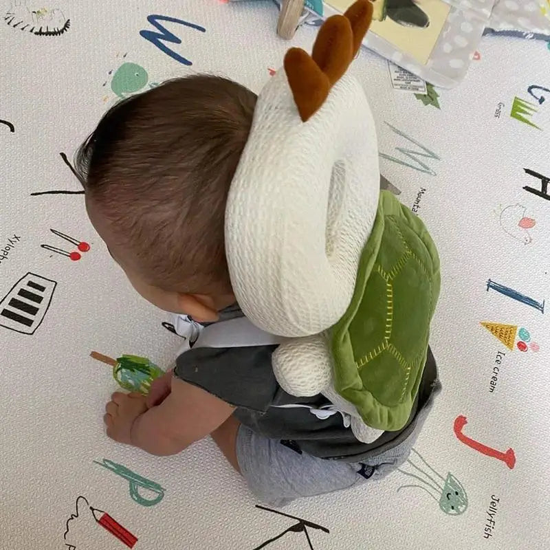 Newborn Headrest Security Pillows Backpack Toddler Baby Head Fall Protection Pad Cushion Cartoon Soft Security Pillows Backpack