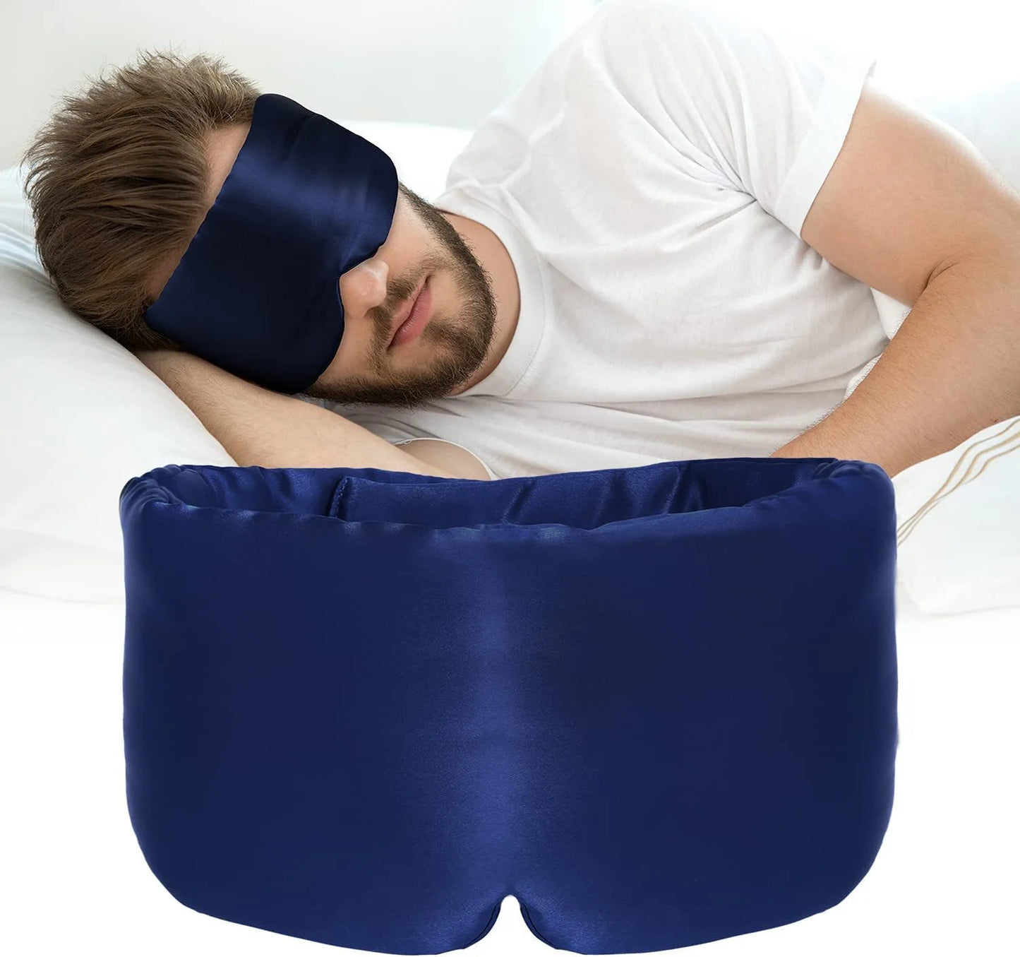 Mulberry Silk Sleeping Mask – Soft Eyepatch for Light Blocking