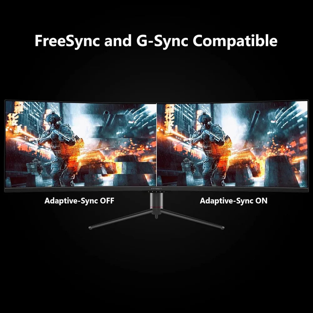 49" Curved Gaming Monitor 144Hz Ultra-wide WDFHD 3840 x 1080P, R1800, 99% sRGB, HDR400, USB Type C