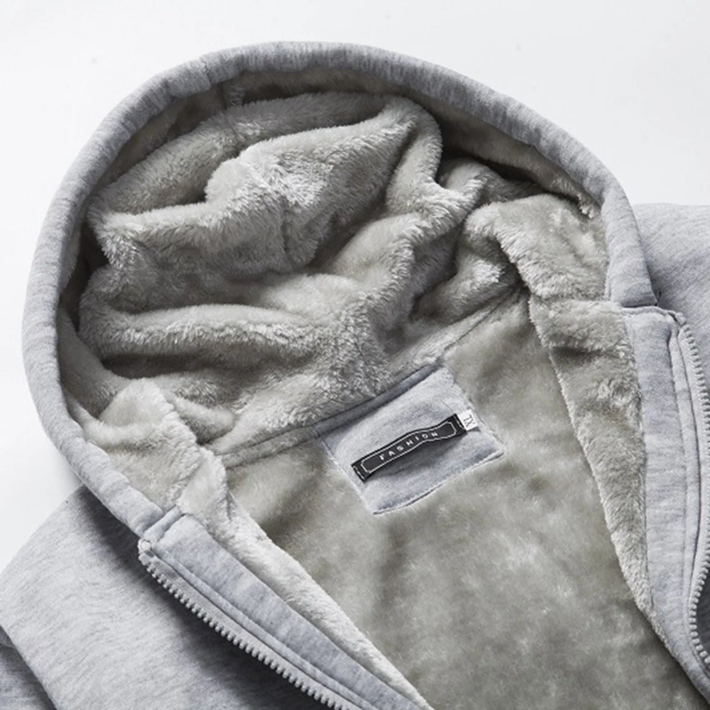 Men's Thicken Warm Tracksuit  2 Piece Set Autumn Winter Fashion Casual Long Sleeve Plush Hoodies Sweatpant Gym Sweatsuit Street
