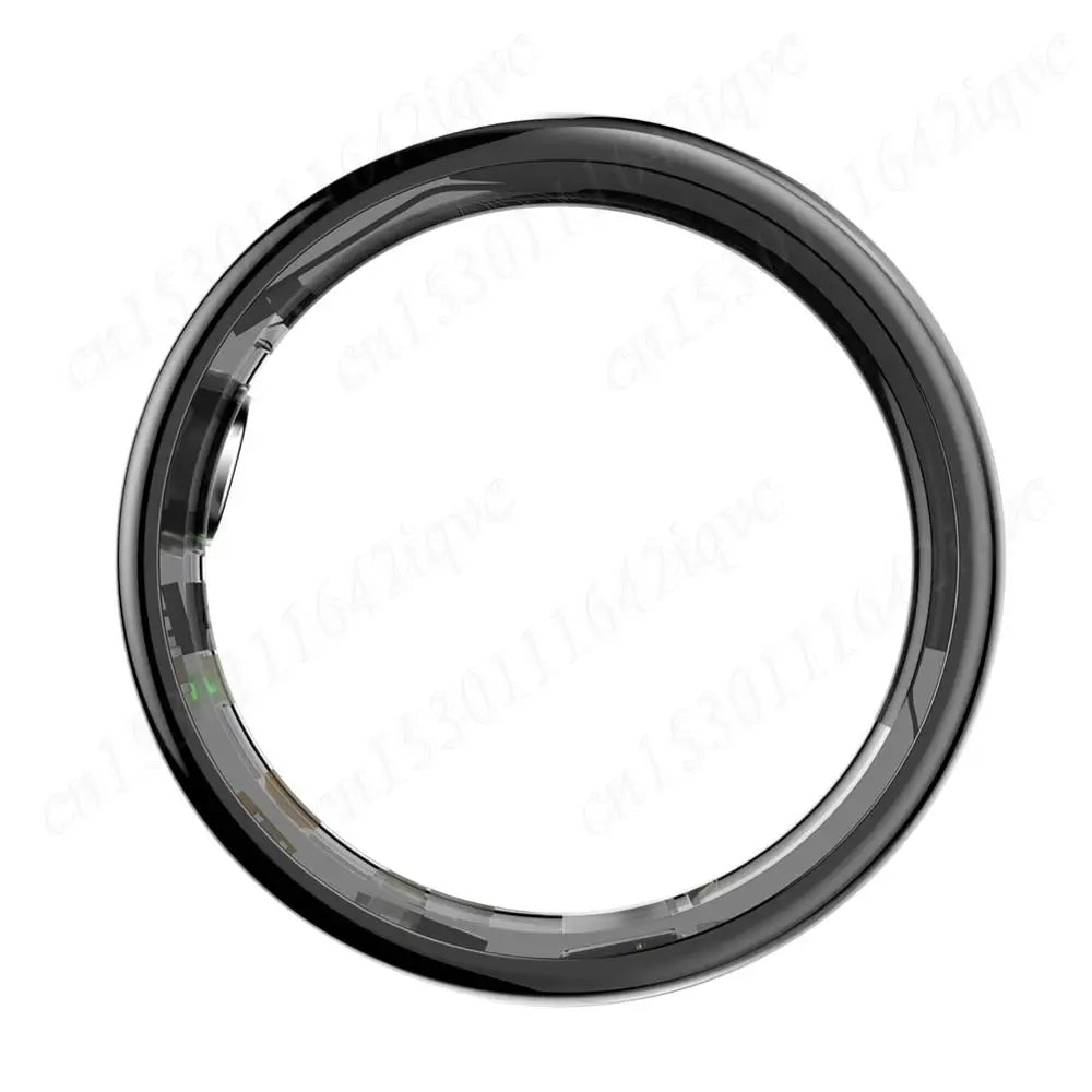 R02 Smart Ring Sleep Monitor Bluetooth5.0 Blood Oxygen Tracker Fitness Tracker Ring IP68 & 5ATM Waterproof Multi-sport Modes