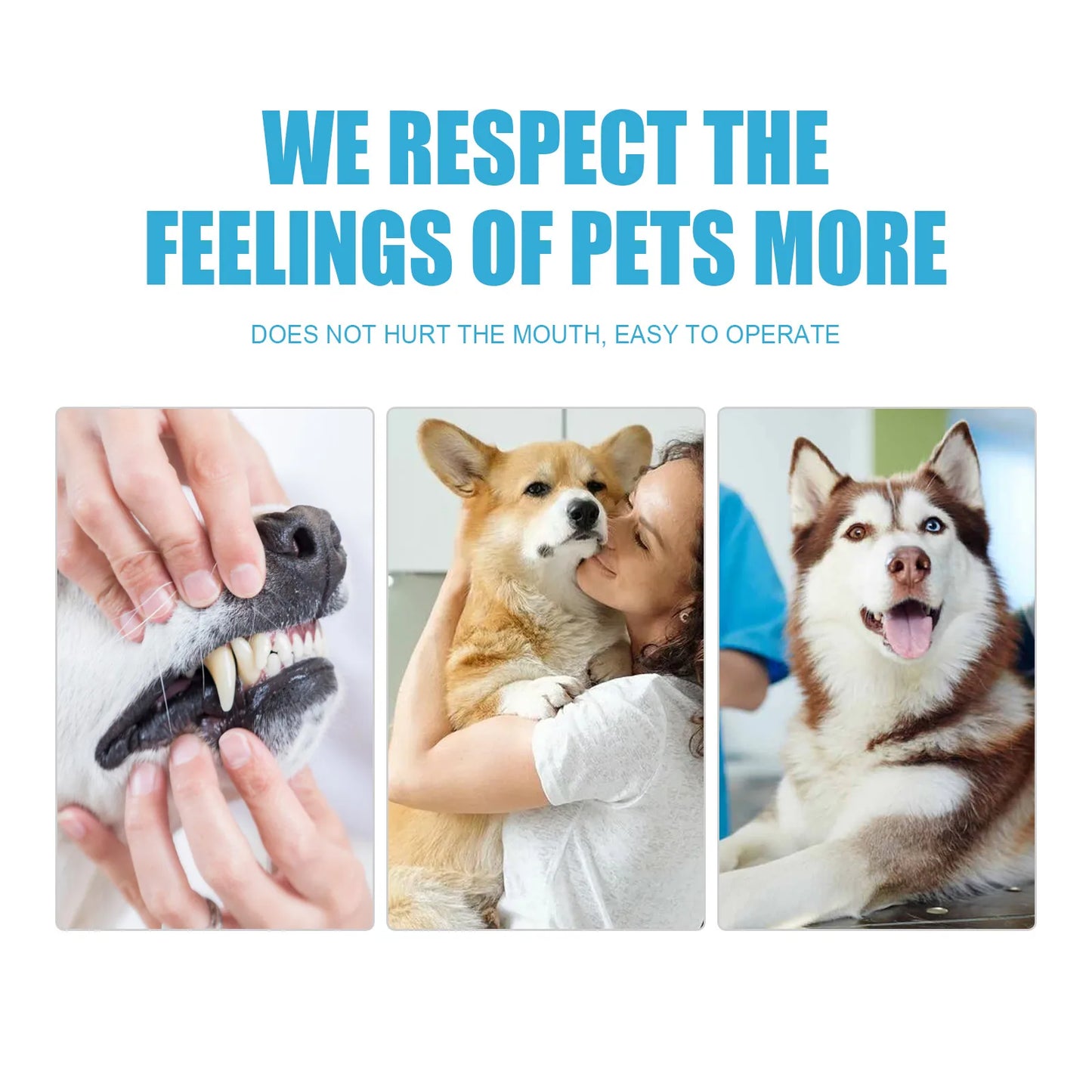 60g Cat Dog Pet Toothpaste Fresh Breath Edible Remove Bad Breath Tartar Dental Calculus For Dogs Cats Pet Dental Care Supplies