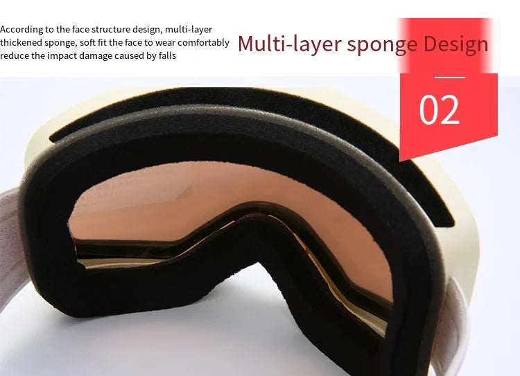 Ski Snowboard Goggles Anti-Fog