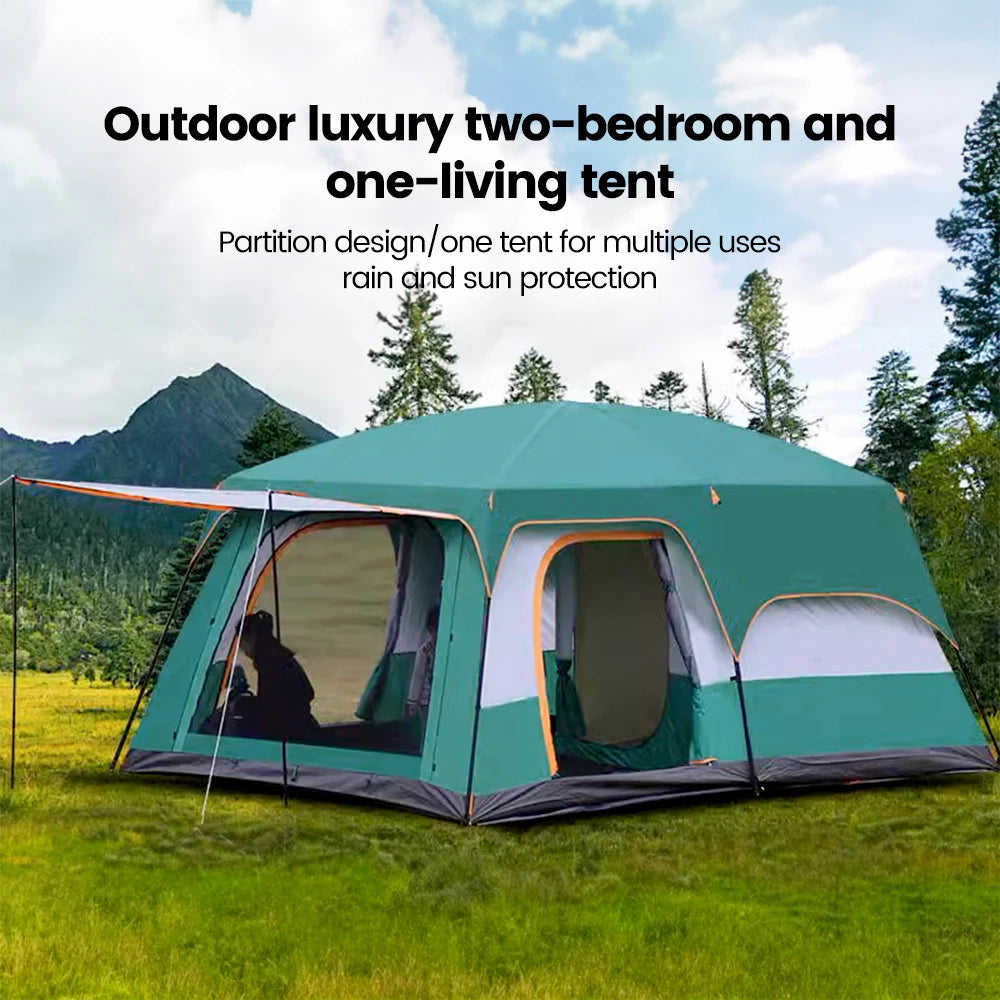 Hiking Tent 3-12 Person Rainproof