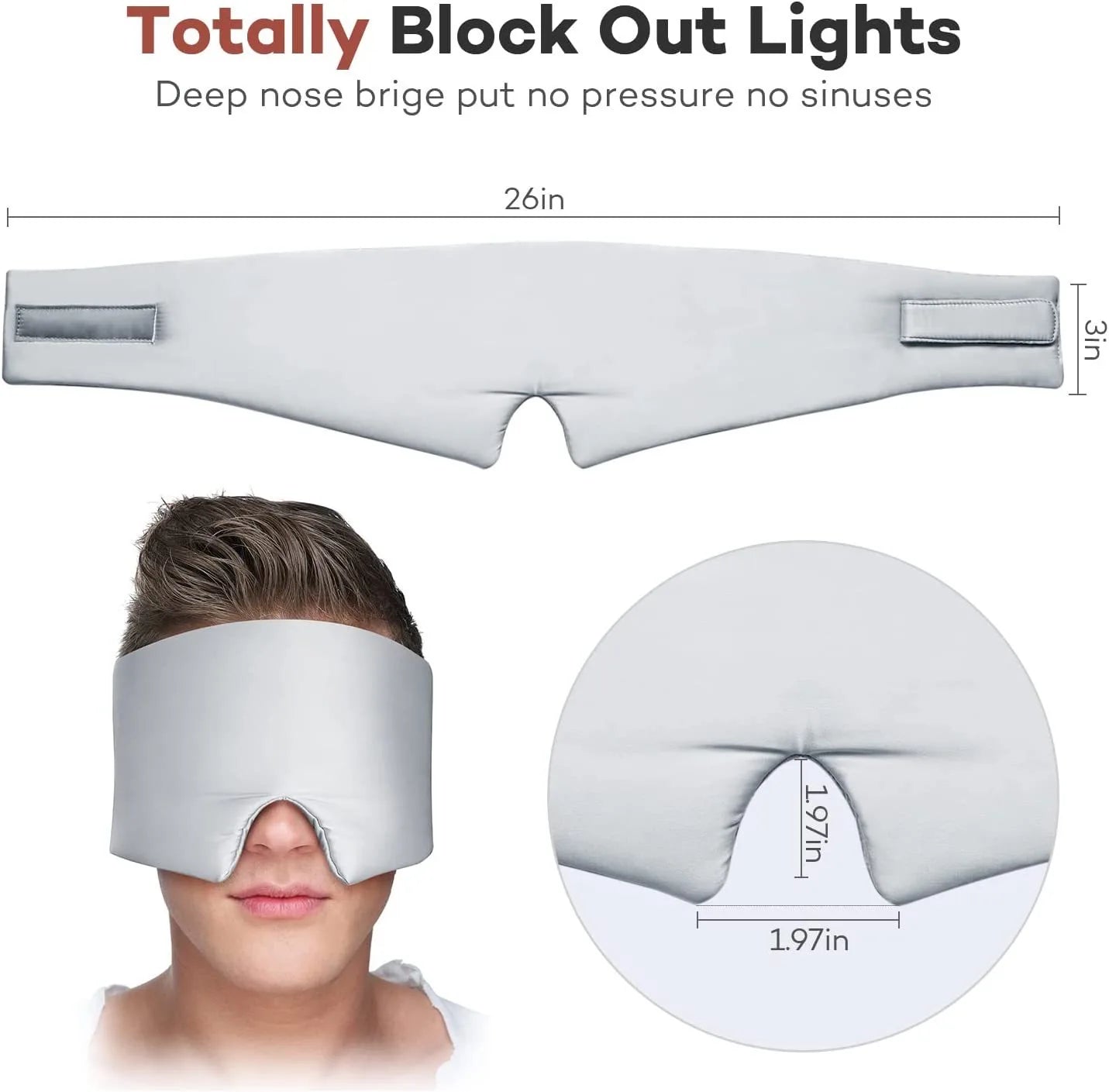 Mulberry Silk Sleeping Mask – Soft Eyepatch for Light Blocking