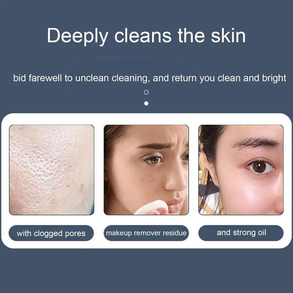 Face Skin Cleaning Brush 2 In 1 Electric Face Scrub Brush For Deep Cleaning Face Skincare Tools For Massaging And Deep Cleansing