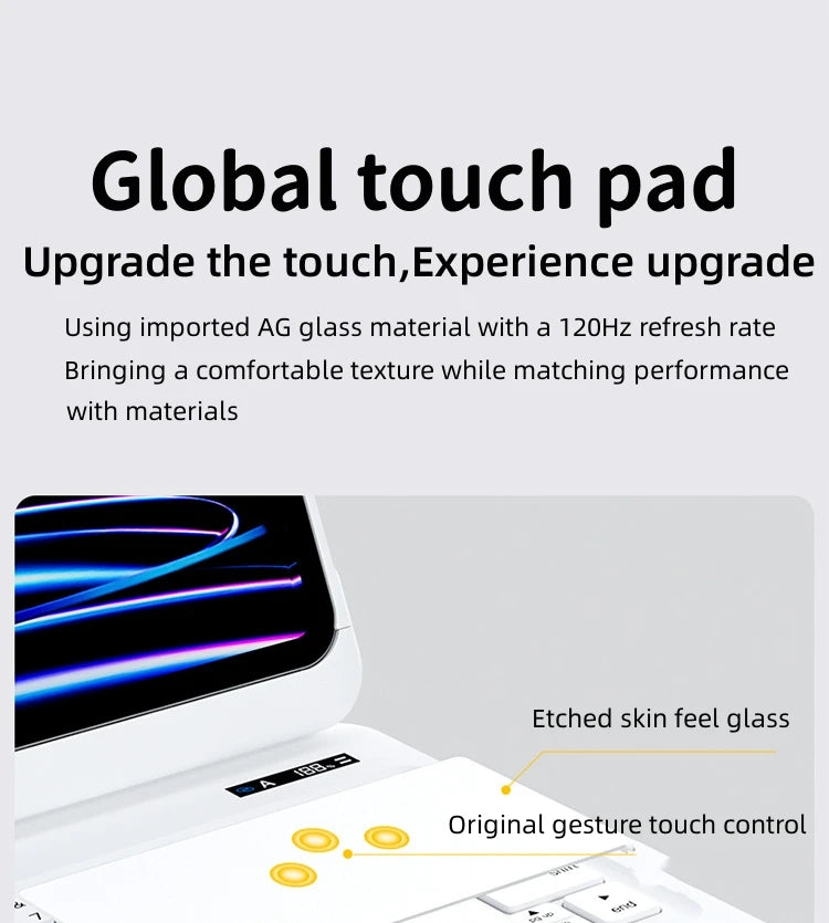 iFacemall Magic Keyboard for IPad Pro 11 12 9 12.9 Air 4 Air 5 for IPad 10th Generation Pro 12 9 6th 5th 4th 3rd Gen Cover Case