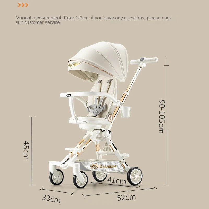Folding Baby Stroller 3 Modes Two-way