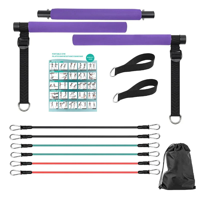 Portable Tensioner Kit With Latex Resistance Band