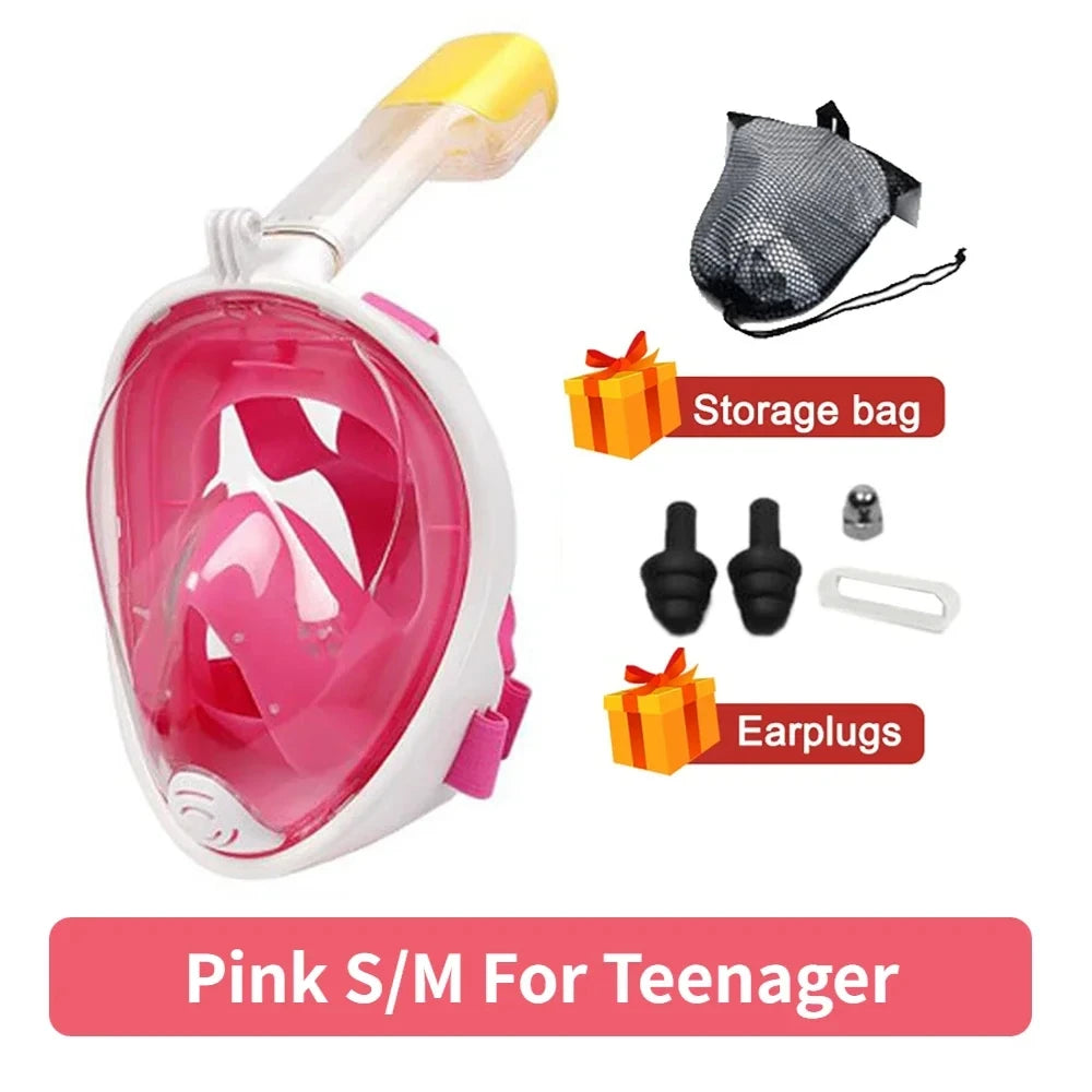 Full Face Anti Fog Snorkeling Mask