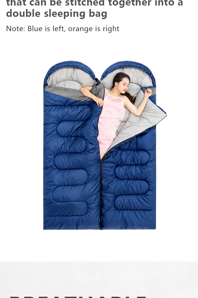 BISINNA Camping Sleeping Bag Ultralight Waterproof Warm Envelope Backpacking Sleeping Bags for Outdoor Traveling Hiking