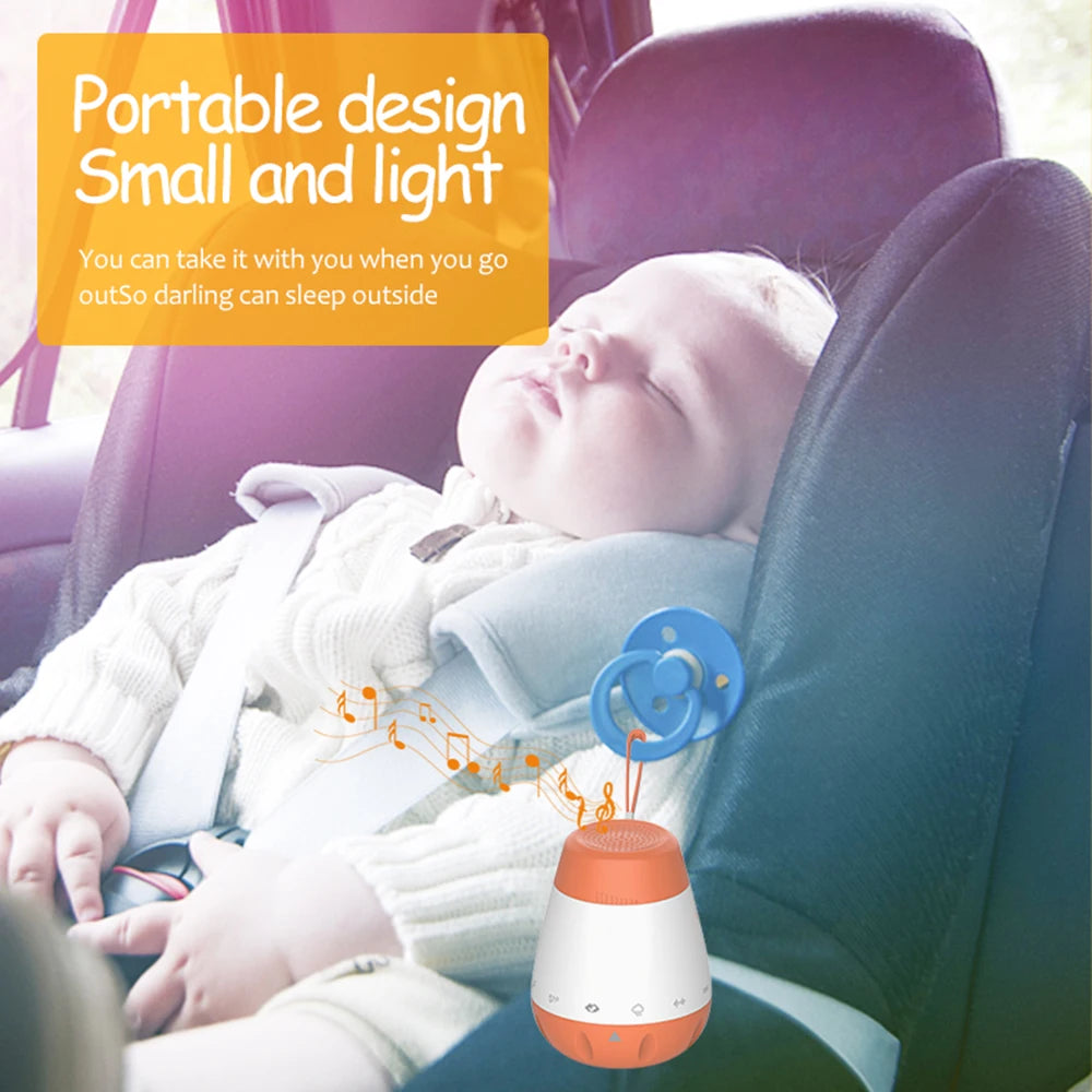 Baby Noise Machine Smart Music Voice Sensor Infants Bad Sleep Helper Therapy Sound Monitor Generator for Babies Relax Toy