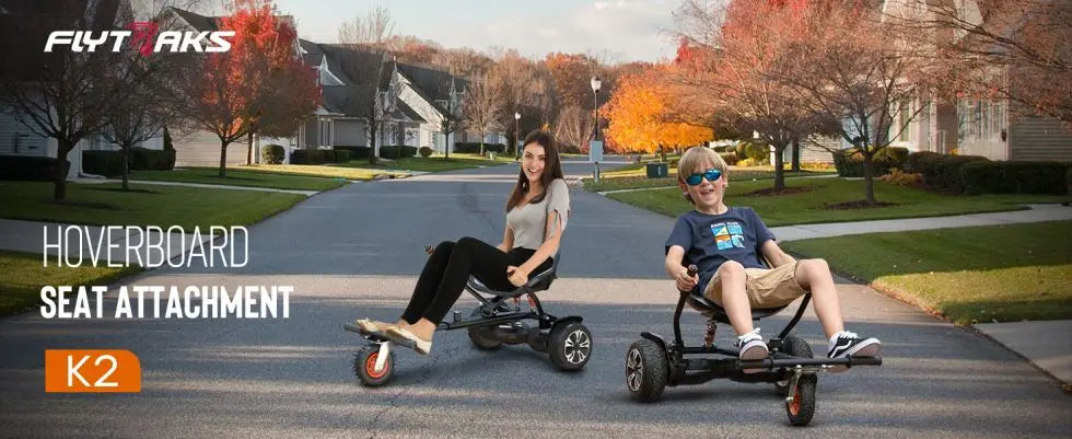 Gyroor Hoverboard Seat Attachment, hoverboard go with Adjustable Frame Length Compatible with 6.5'' 8'' 10'' Hoverboard