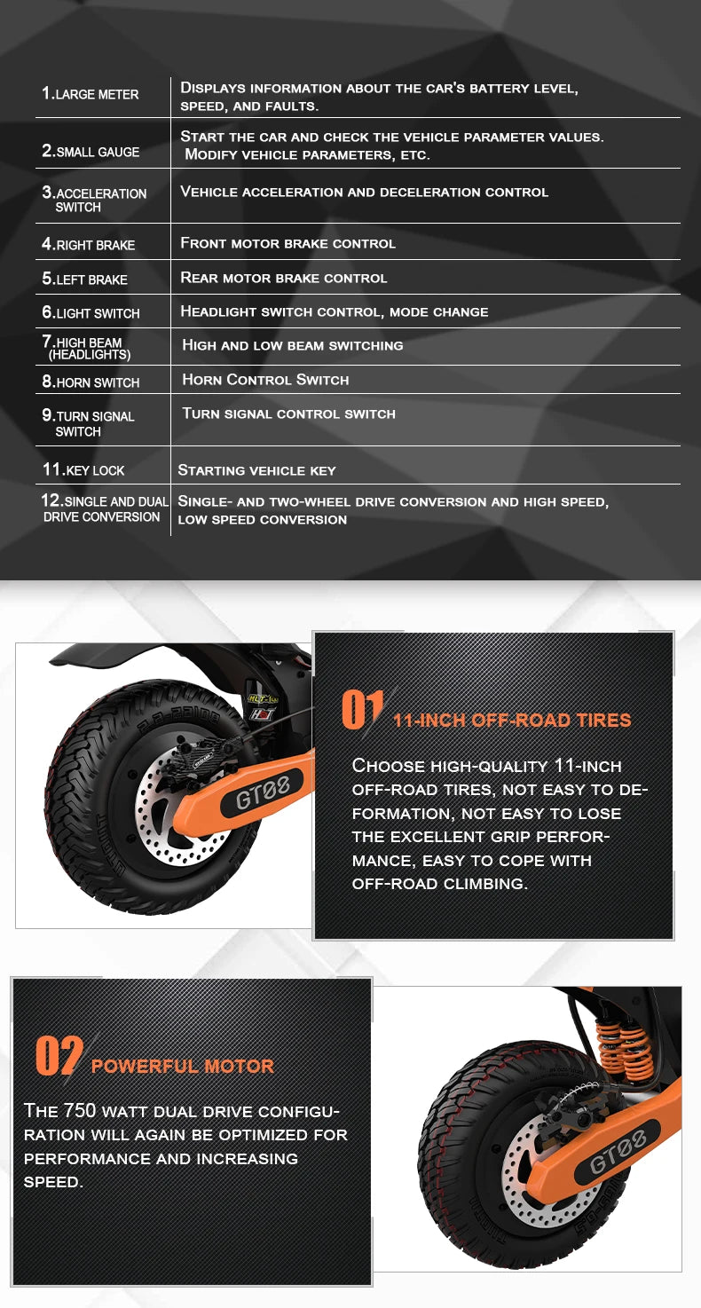 5600W Adult Electric Scooter Dual Motor Top Speed 50MPH,60V27AH, 11-inch Off-Road Tires Sport Folding eScooter with Seat