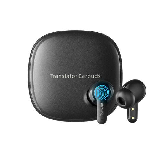 Translator Earbuds, Two-Way Instant Voice Translator Device for 144 Languages and 8 Offline Packs,for Travel Business