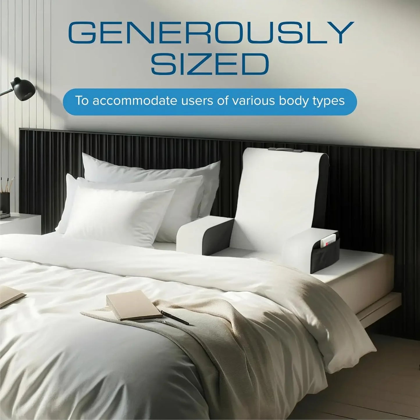 Reading Pillow | Full Support for Comfort Solid Foam