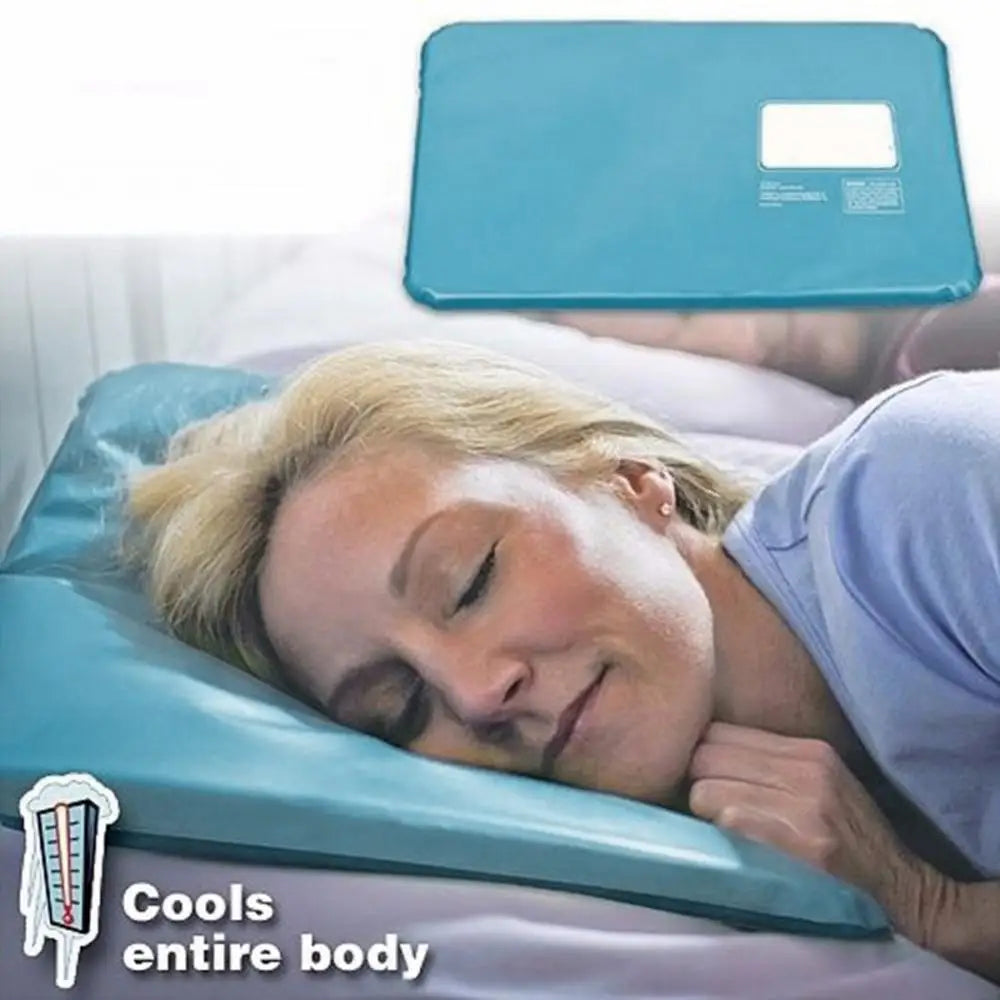 Cool Bed Mat Pad Cooling Gel Pillow Chilled Natural Pillow Sleeping Comfortable For Travel Pillow Office Comfort Aid Sleeping