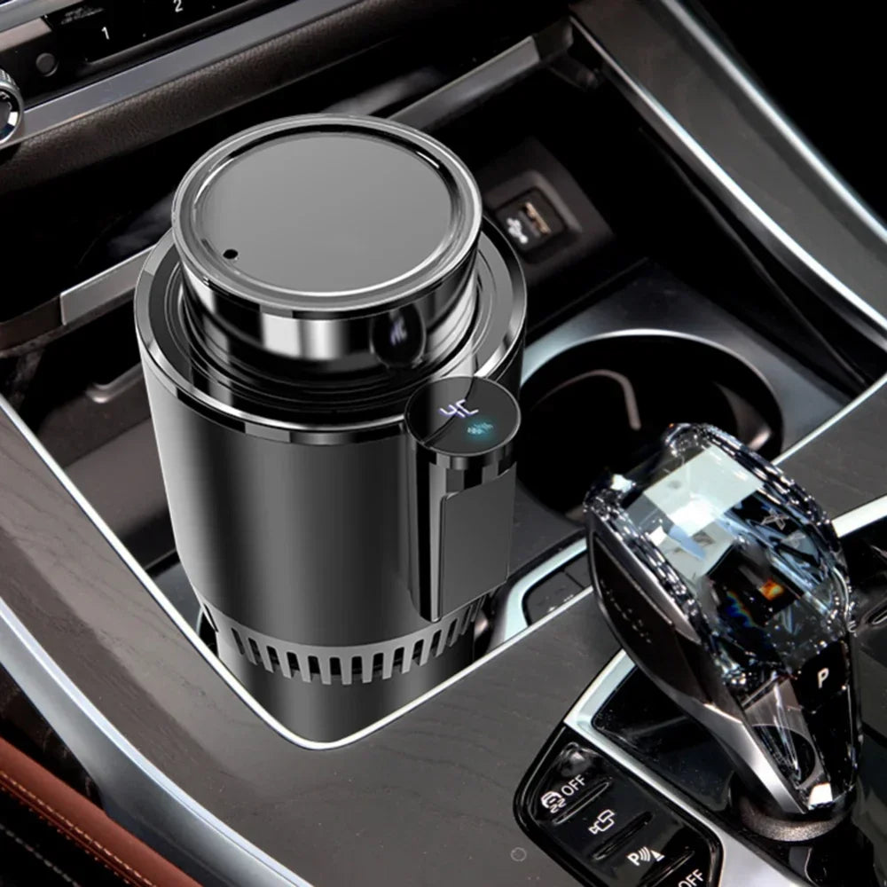 Car Heating Cooling Cup 12V with Digital Temperature Display