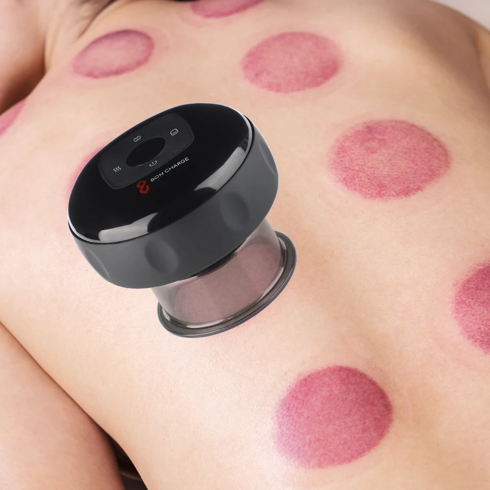 Body Cupping Medical Chinese Electric Vacuum Cupping Therapy Body Scraping Massage Jars Guasha Relieve Professional Suction Cups