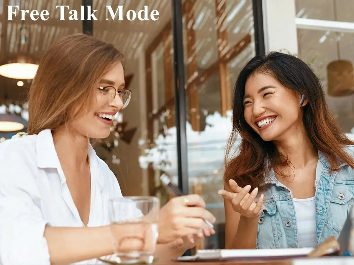 Translator Earbuds, Two-Way Instant Voice Translator Device for 144 Languages and 8 Offline Packs,for Travel Business