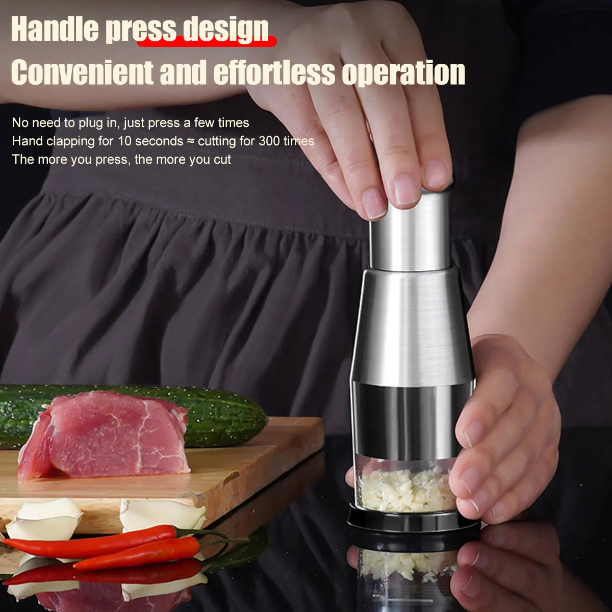 Manual Garlic Chopper Garlic
