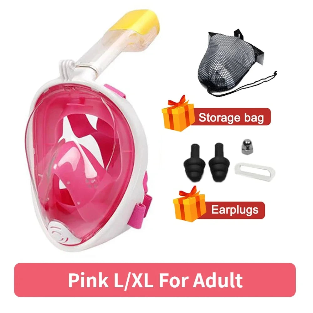 Full Face Anti Fog Snorkeling Mask