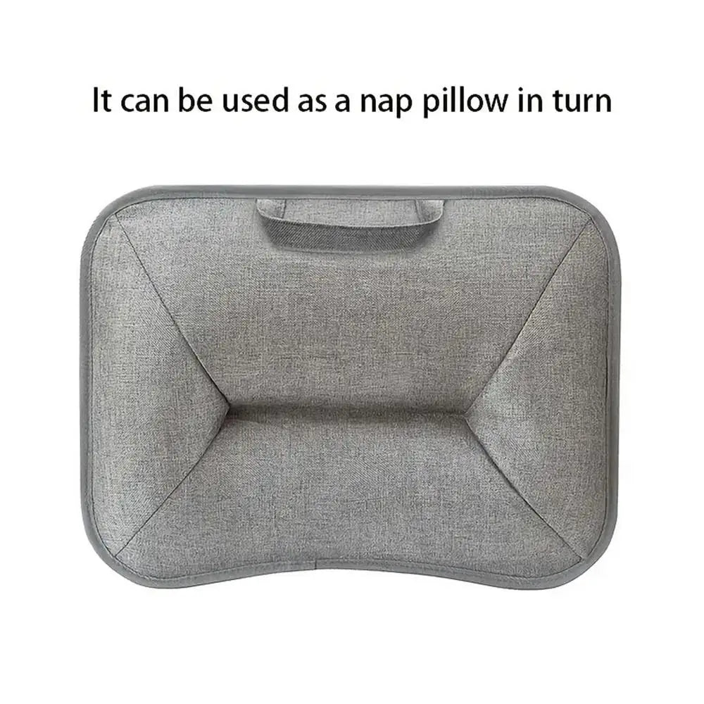 Computer Lab Desk Pillow for Laptop with Cushion Lap Desk with Pillow Cushion Writing Padded Tray with Handle for Office Work