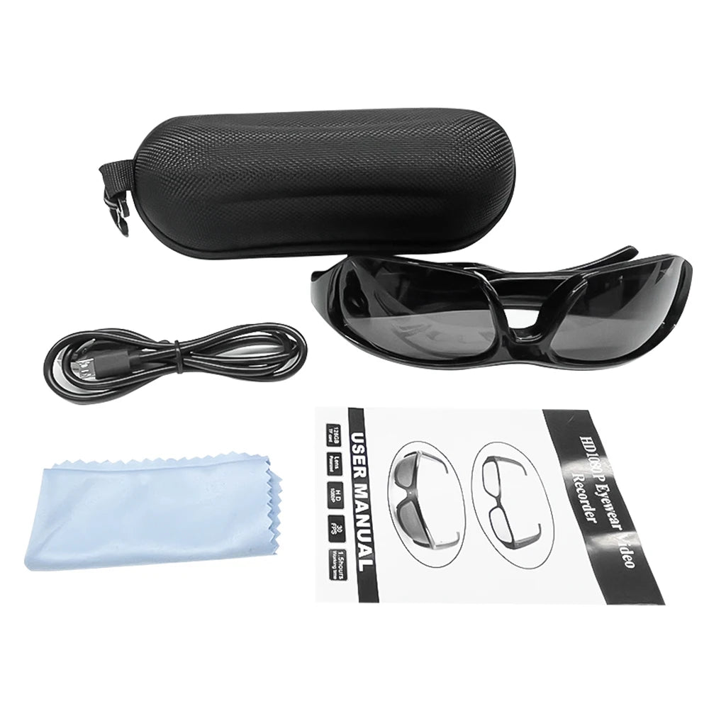 HD 1080P Glasses Camera Security Sports Video Recorder Surveillance Camcorder For Driving