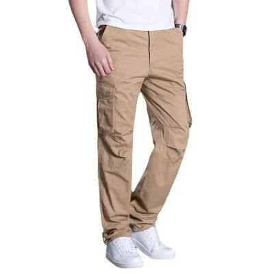 Men's Cargo Pants Large Size Tactical Military Outwear Straight Winter Trousers