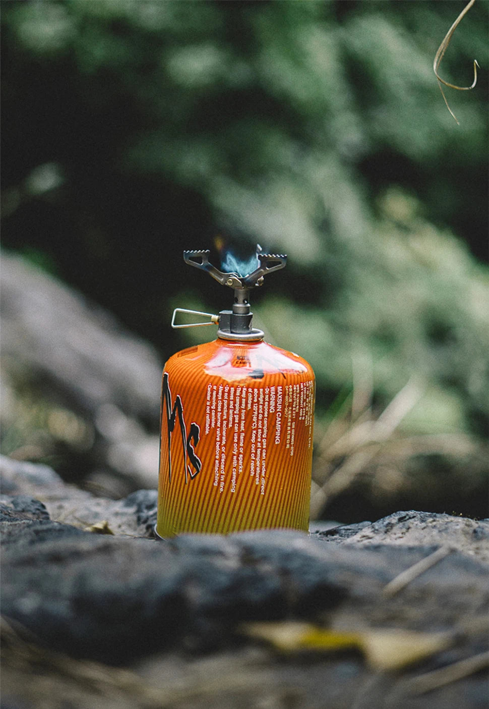 Mini Camping Gas Burner Titanium