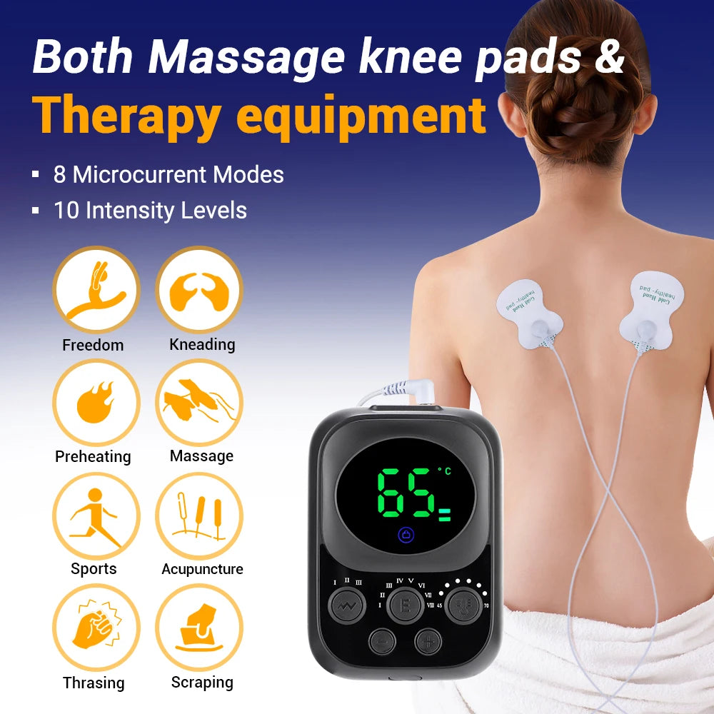 3 in 1 Shoulder Knee Eblow Heated Vibration Knee Massager Pad for Joint Pain Relief Health Care Shoulder Arthritis Support Belt